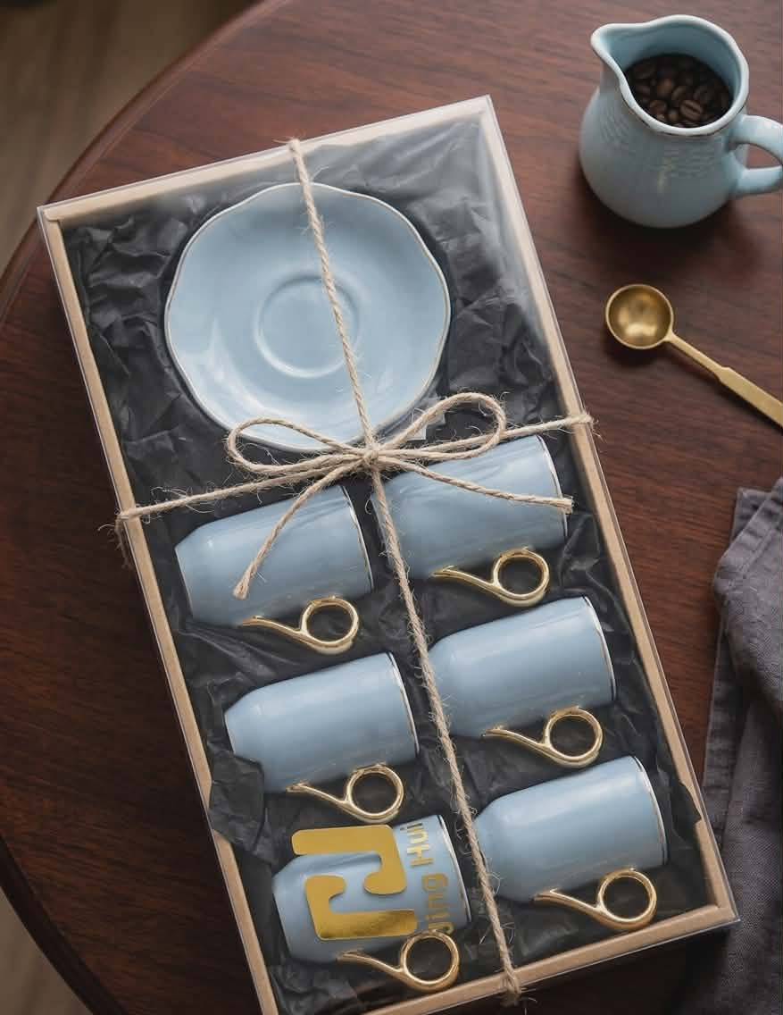 Pure Elegance 12 pcs coffee cup set