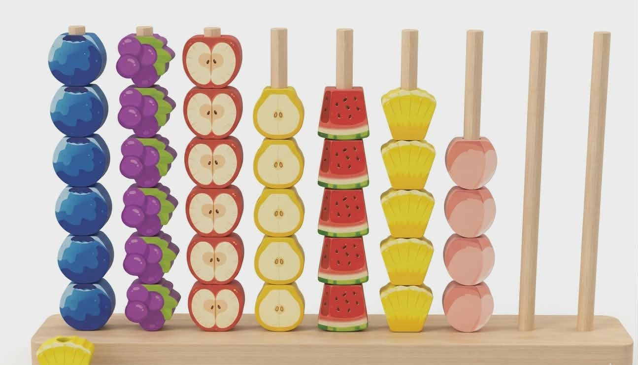 Fruit ring toss game