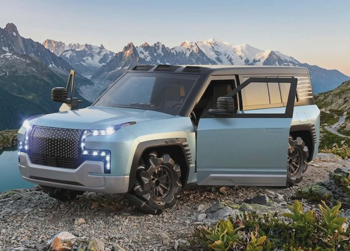 Rangee rover EV car