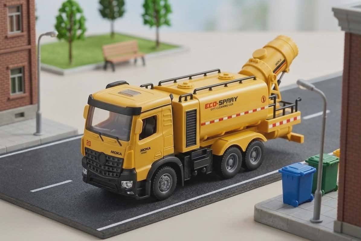 Spray sprinkler truck