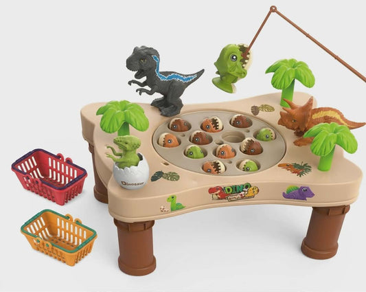 Dinosaur fishing